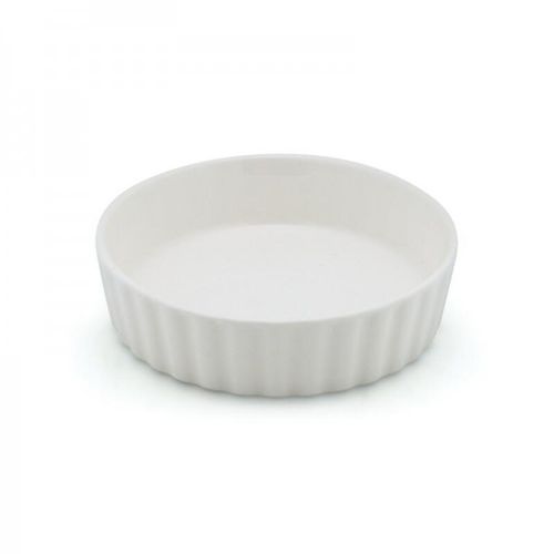 [57661113] LE COQ EFESO IVOIRE RAMEQUIN CREME BRULEE PLISSE PORCELAINE 11XH3CM
