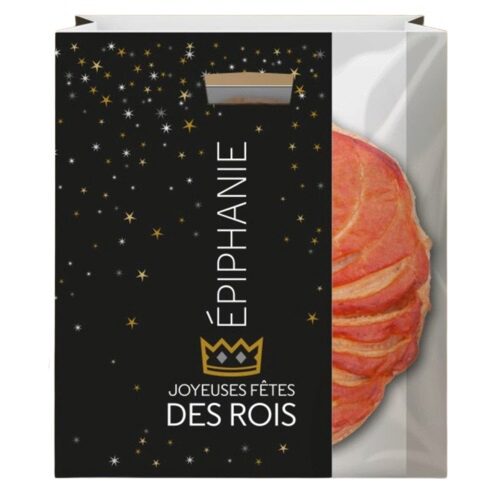 [15060150] SACS A GALETTES DES ROIS AVEC FENETRE 26 CM   100 PIECES FOST+ INCLUS
