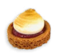 [02040520] MEKABE 2300036 MINI FRAMBOZEN MERINGUE KORST 18 X 28GR