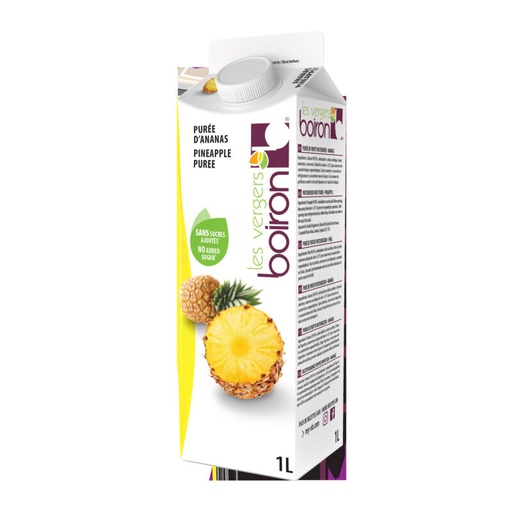 [02101003] BOIRON 100% GEPASTEURISEERDE ANANASPUREE 1L