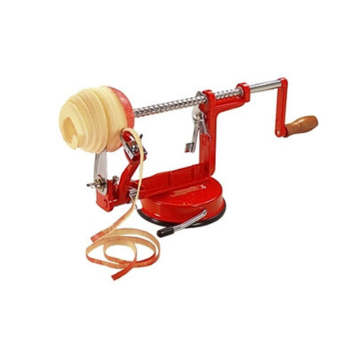 [57663030] LA BONNE GRAINE PEEL APPLES WITH RED SUCTION CUP 1 SPIRAL