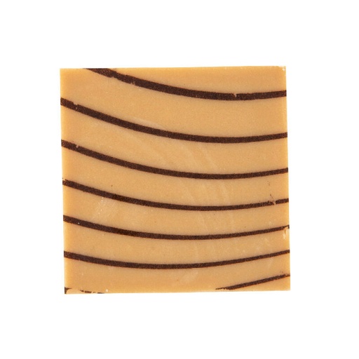 [08054038] 2035008 CHOCOLADE KARAMEL BRUINE LIJN BLISTER 3X3CM 220 STUKS ***S/CD***