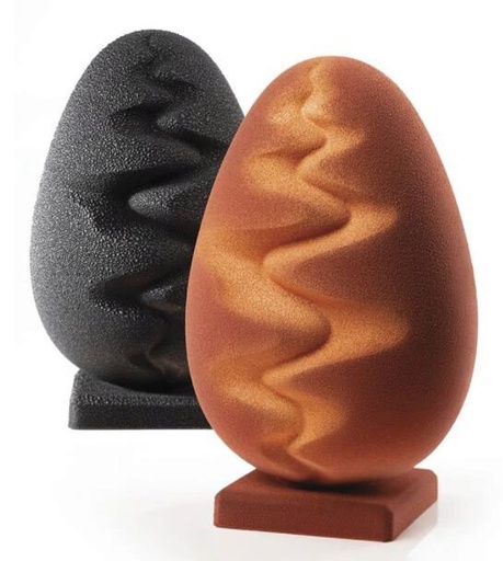 [70410399] PAVONI MOULES THERMOFORMÉS OEUF "SENNA"KIT 2 PIÉCES Ø 140 X H 215 MM