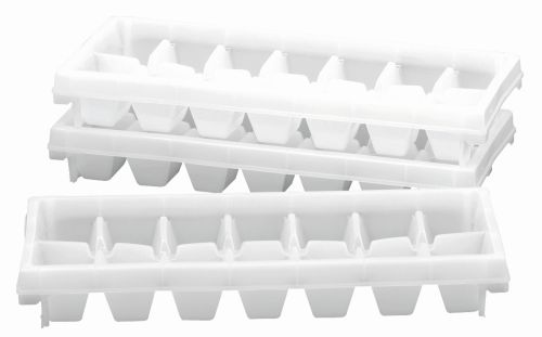 [54911947] SET VAN 3 STAPELBARE DOORZICHTIGE PLASTIC IJSBLOKJESVORM