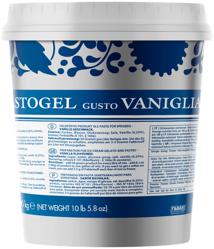 [07062043] FABBRI SUPERPASTOGEL VANILLA/G NAT 4.7KG