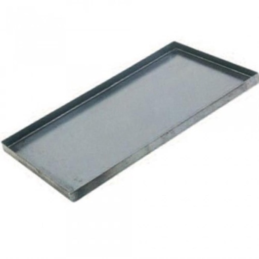[51301057] BLACK SHEET METAL PLATE 60X40CM 4 STRAIGHT EDGES 4 CM THICKNESS 12/10