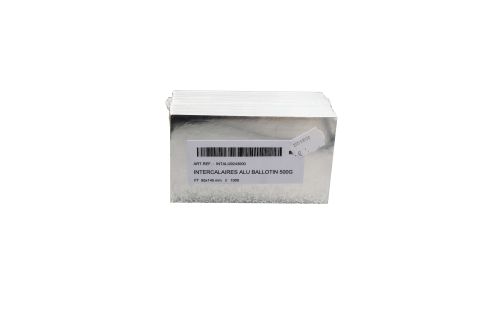 [25011500] INTERCALAIRE ALU BALLOTIN 500G FT 85X145MM 1000PCES