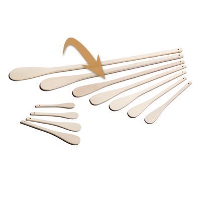 [57659389] WOODEN SPATULA SET OF 3 30-35-40CM - 913SPP