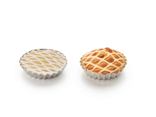 [02030363] STEVENS RAW FRANGIPANE TARTLET 50X120GR