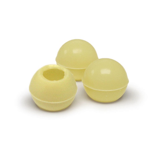 [08081465] 1101684 WITTE TRUFFELBALLEN Ø2,5CM 504ST