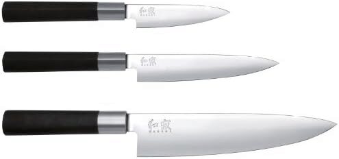 [57661319] KAI SET 3 WASABI BLACK KNIVES - 67S-300