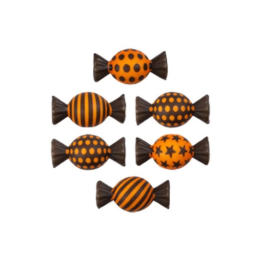 [08054381] 2091131 HALLOWEEN CANDY RELIEF CHOCOLATE 4X2CM 100 PIECES
