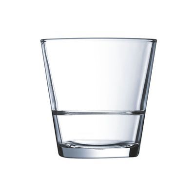 [57657987] ARCOROC STACK UP GLASS FB 26.5CL STACKABLE "TEMPERED"