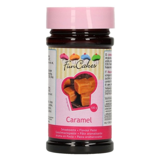 [08053353] FUNCAKES PATE AROMATISANTE CARAMEL 100GR