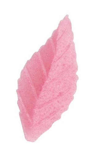 [08038005] FRN02.8 PINK ROSE LEAVES WAFER 38MM 500 PCES