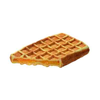 [02040332] VAMIX A22 WAFFEL GEVULD MET ABRIKOZEN 14X8CM GEBAKKEN 24X160GR