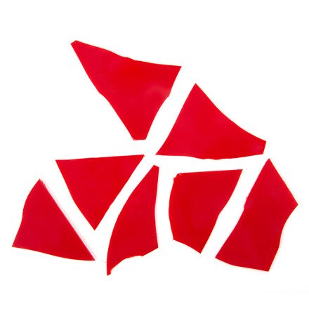 [08054715] 2075824 RED BREAKABLE CHOCOLATE 30X12CM 8PCS ***ON ORDER***