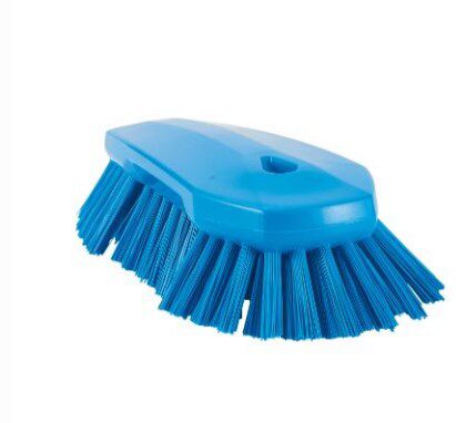 [50261042] VIKAN 38903 HARD HAND SCOURING BRUSH POLYESTER BLUE 20CMX6X7CM