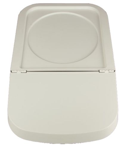 [50611203]  40L WHITE INGREDIENTS CONTAINER LID 43 X 73 CM