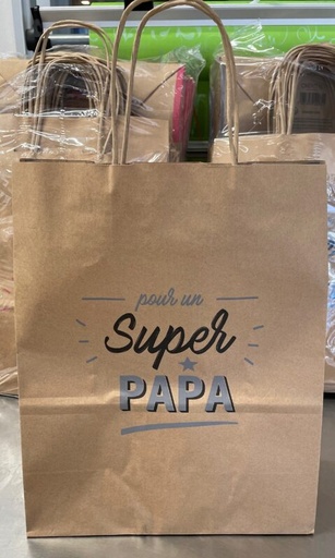 [61704040] KRAFT ZAK  « SUPER PAPA »  120*310MM50PC