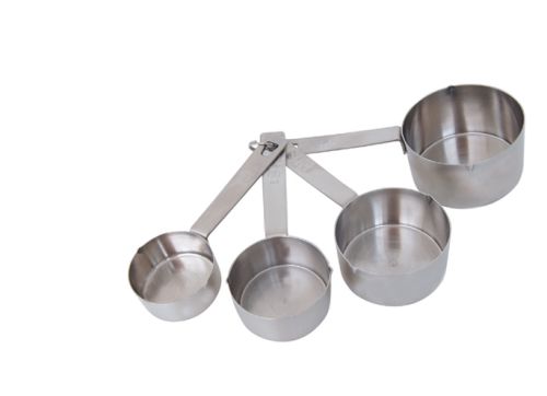 [52901147] SET OF 4 STAINLESS STEEL MEASUREMENTS 1/4, 1/3, 1/2, 1 CUP