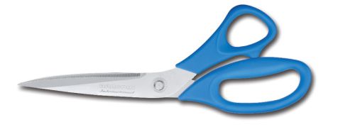 [50375025] FISCHER CISEAUX POISSON 27.5CM LAME CRANTEE 11.5CMINOX/POIGNEES BLEU 659