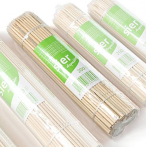 [53522251] SIER BAMBOO SKEWERS Ø 3 MM / 20CM - PACK OF 200