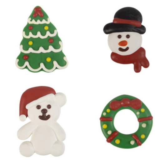 [08031606] 1014488 ASSORTIMENT DE NOËL 3 X 4 CM 60 PCES ***S/CDE***