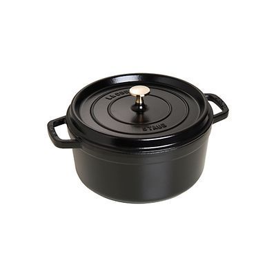 [57659896] STAUB RONDE ZWARTE SUDDERPOT 34CM 12.60L