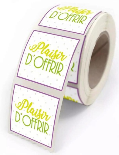 [70407643] FANCY STICKER LABELS THE JOY OF GIVING