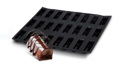 [70408396] FP-01039 FLEXIPAN® ORIGINE MINI BUCHE S 60X40CM 24EMP 9,5X4CM H3CM VOL 80ML