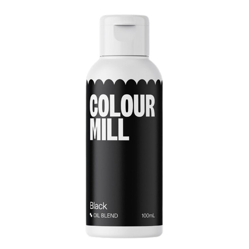 [00067901] COLOUR MILL VETOPLOSBARE KLEURSTOF ZWART 100ML