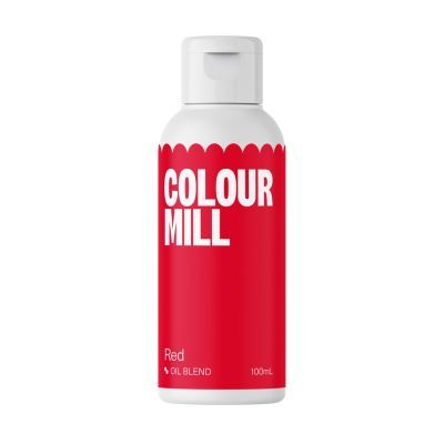 [00067924] COLOUR MILL VETOPLOSBARE KLEURSTOF ROOD 100ML