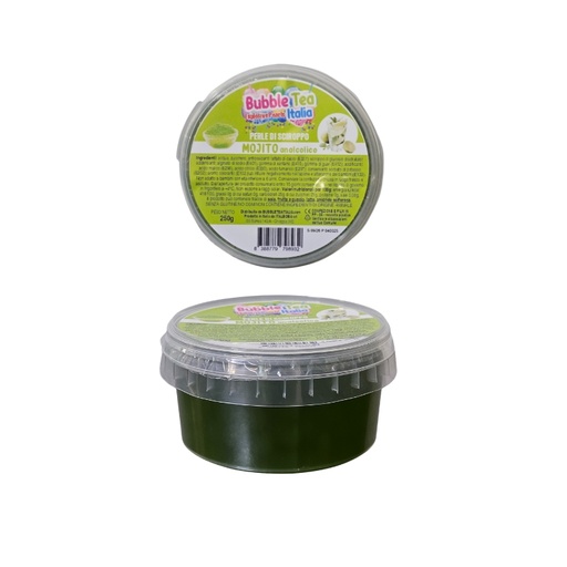 [00068138] BLACK COFFEE PERLES DE FRUITS 250GR GOUT MOJITO P/BUBBLE TEA