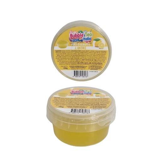 [00068143] BLACK COFFEE PERLES DE FRUITS 250GR GOUT CITRON P/BUBBLE TEA