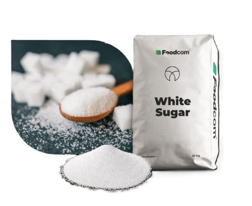 [00068166] CRYSTALLISED SUGAR - FOODCOM - 25KG 