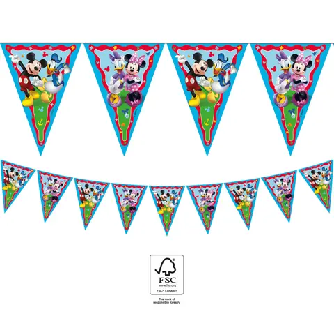 [00068336] MICKEY RTH GUIRLANDE DRAPEAUX