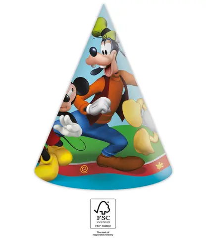 [00068339] MICKEY RTH FSC CHAPEAUX EN PAPIER 6pcs