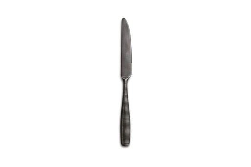 [00068629] COMAS FLEUR DE LYS BLACK TABLE KNIFE