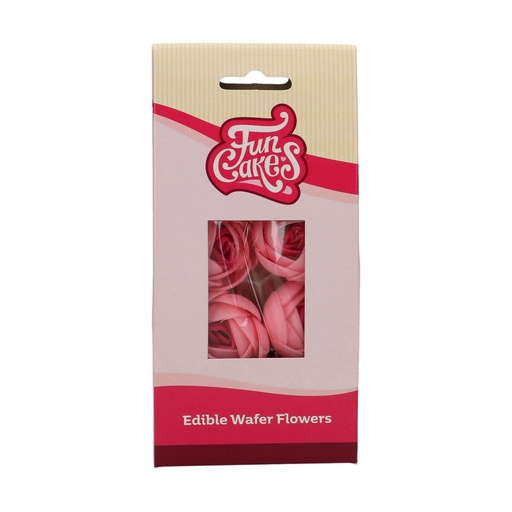 [00068831] FunCakes Wafer Flowers Rose 6 pcs