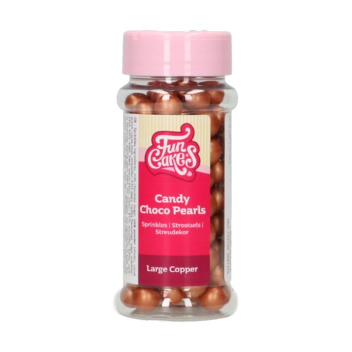 [00068959] FunCakes Candy Choco Parels Large Copper 70 g