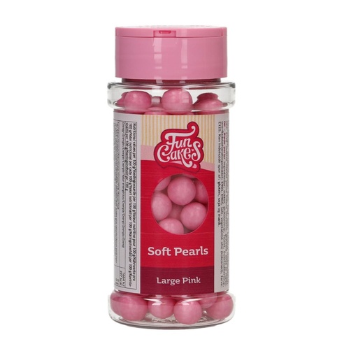 [00068962] FunCakes Zachte Parels Roze 10mm - 70 g