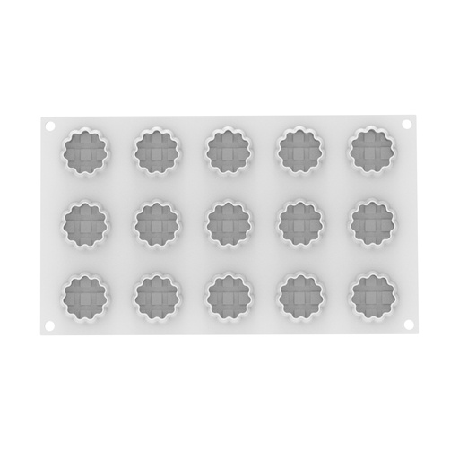 [00069073] SILIKOMART CROSTATA XS MOLD 20 - ø44 H 17 MM - 15 CAVITIES OF 20ML