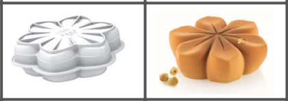 [00069083] SILIKOMART FLEUR HANA MOLD 1000 - ø180 H 60 MM - 1000ML