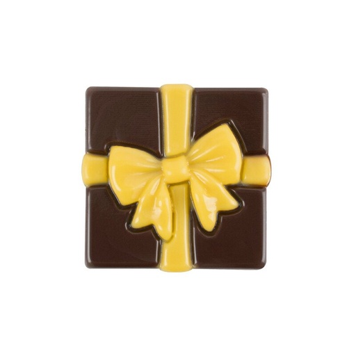 [00070299] 1000189 Cadeaut fondant met strik  3,8 cm 96pcs ***OP/ORDER***