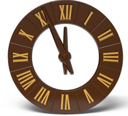 [00070326] 2015740 Clock 12 cm 10pcs ***ON/ORDER***