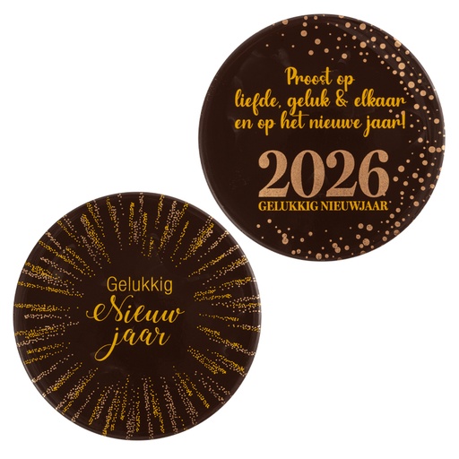 [00070332] 2015614 New Year letter Gelukkig Nieuwjaar 2026 12 cm 10pcs ***ON/ORDER***