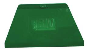 [50121026] LARGE ORGANIC GREEN TRAPEZE HORN 21.2X12.8CM