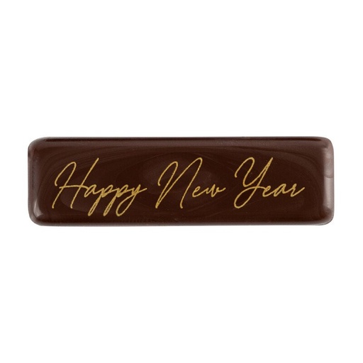 [00070340] 2014005 Plate Happy new year 4,5x1,3 cm 250pcs ***ON/ORDER***