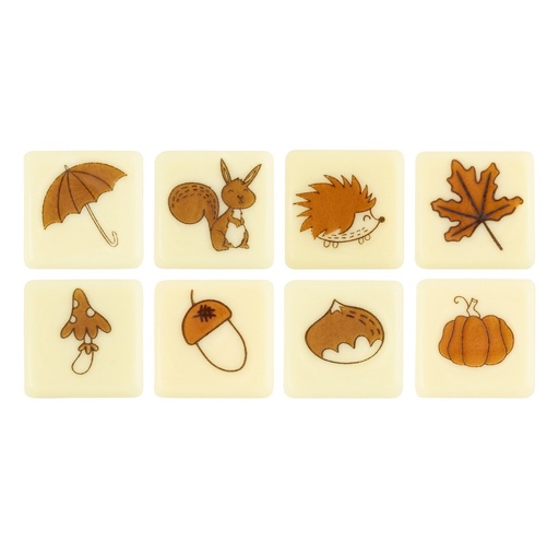 [00070341] 2014318 Plaatje herfst 2,5 cm 200pcs ***OP/ORDER***